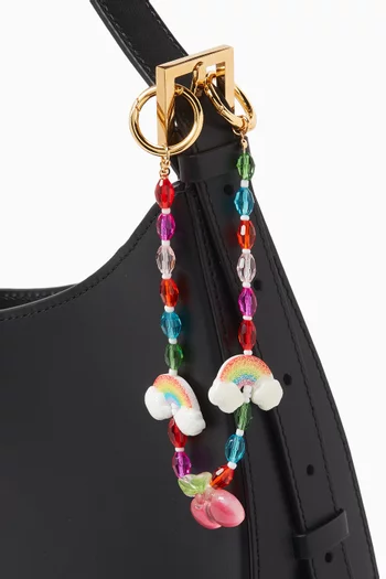 Cherry Pop Bag Chain in 18kt Gold-plated Brass