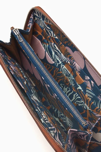 Unused Silk'In Classique Long Wallet in Evercolor & Barenia Calfskin