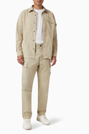 Buttoned Overshirt in Nylon