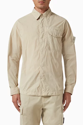 Buttoned Overshirt in Nylon