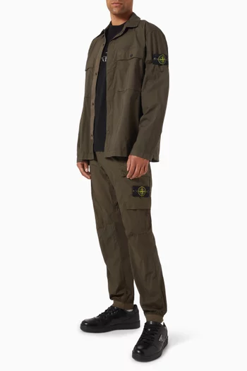 Overshirt in Stretch Cotton