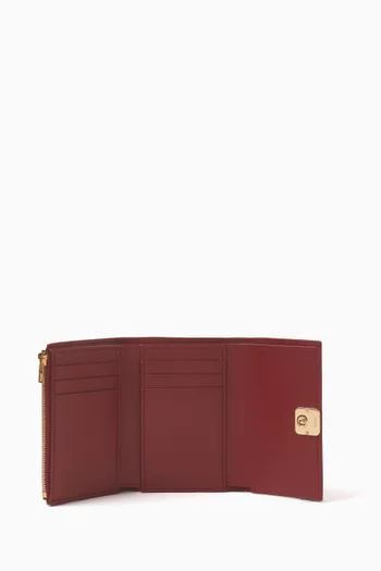 Small Anagram Wallet in Leather