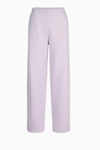 Cotton Fleece Classic Straight Leg Pants