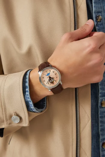 Classics Heart Beat Moonphase Date Automatic Watch, 40mm