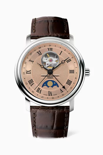 Classics Heart Beat Moonphase Date Automatic Watch, 40mm