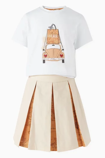 Geo Car T-shirt in Cotton