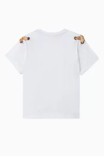 Bow Geo Map T-shirt in Cotton