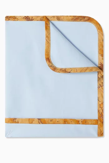 Logo Blanket in Cotton
