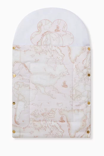 Geo Classic Embroidered Sleeping Bag in Cotton