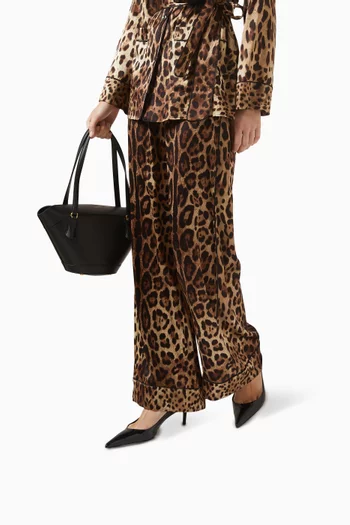 حذاء كلاسيك لولو بسير خلفي وكعب 60 مم جلد لامع