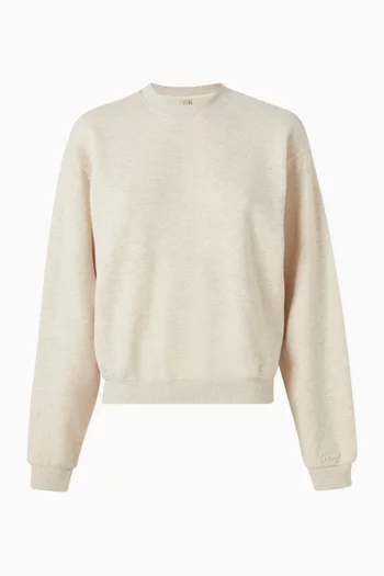 Cotton Fleece Classic Crew Sweatshirt