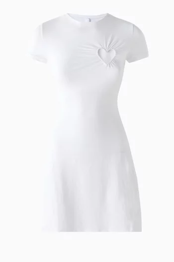 Cotton Jersey Heart Dress