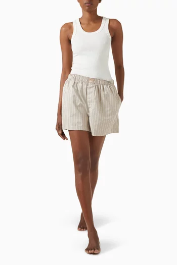 Cotton Rib Scoop Tank Top