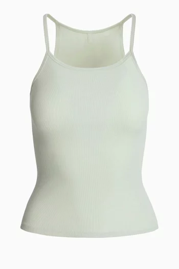 Cotton Rib Long Cami Top