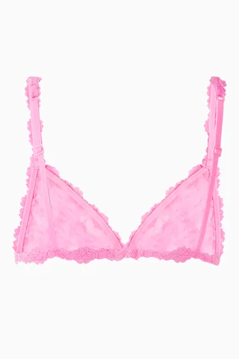 Stretch Lace Triangle Bralette