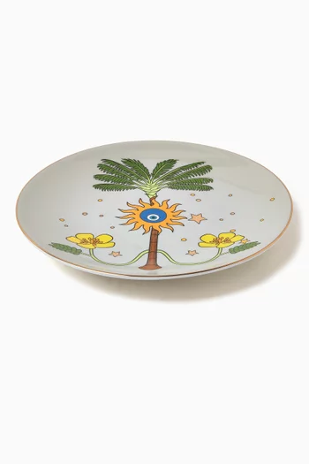 Nouri Dessert Plates in Porcelain, Set of 6