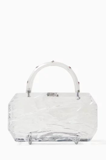 Sierra Crushed Ice Top-handle Bag in Acrylic