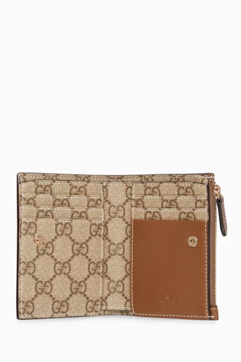 Medium GG Emblem Wallet in Leather