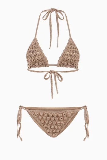 Zenna Bikini Set in Crochet