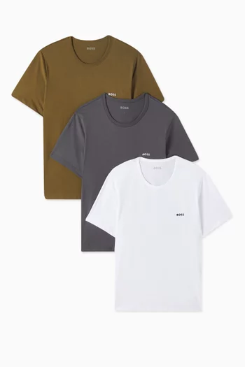 T-shirt in Cotton Jersey, Set of 3