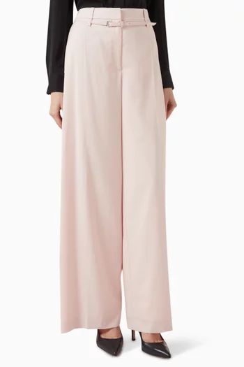 Tilda Widde-leg Pants in Virgin Wool