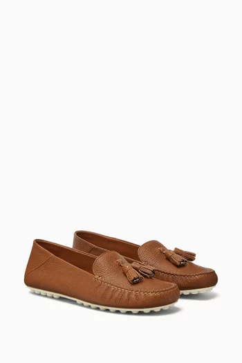 Dot Sole Walk Moccasins in Deer Leather