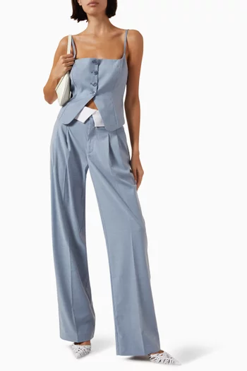 بلوزة كاميسول قماش بدل تويل