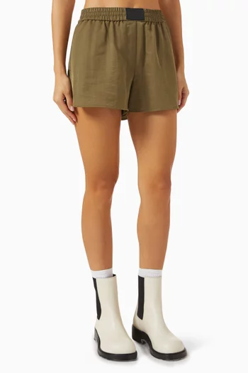 Creased Boxer Shorts in Recycled Nylon