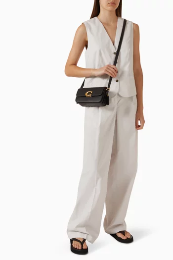 Zoe Shoulder Bag in Leather