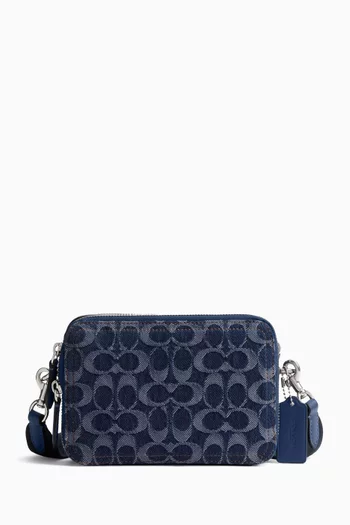 Charter 19 Crossbody Bag in Signature Denim