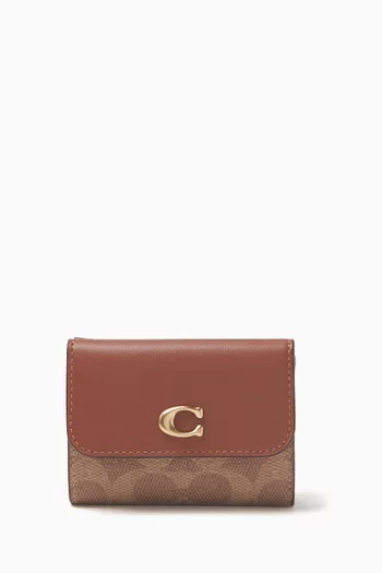 Essential Card Holder Wallet in Signature Canvas