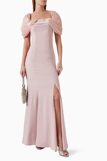 Draped Maxi Dress