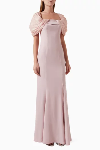 Draped Maxi Dress