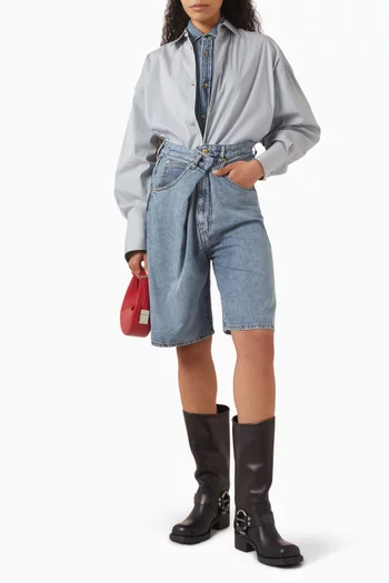 Carla Oversized Shirt in Poplin
