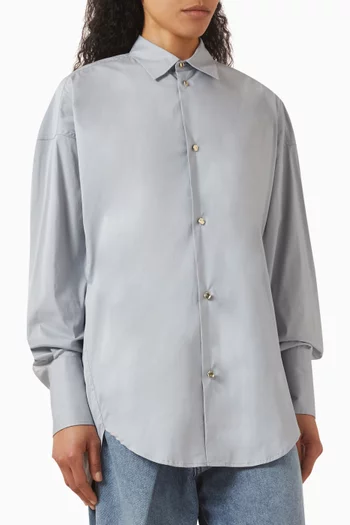 Carla Oversized Shirt in Poplin