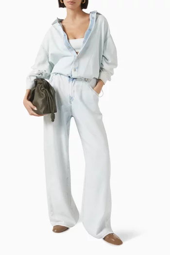 Iris Paperbag Jeans in Tencel Denim