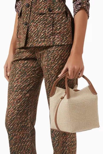 Small Bale Bucket Bag in Cotton-canvas