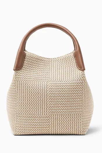 Small Bale Bucket Bag in Cotton-canvas