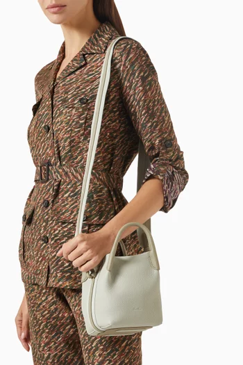 Micro Bale Bag in Calfskin Leather