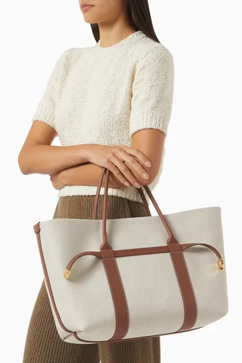Large Ghiera Shopper Tote Bag in Canvas