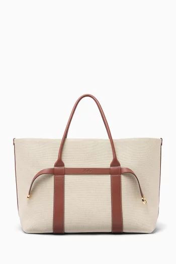 Large Ghiera Shopper Tote Bag in Canvas