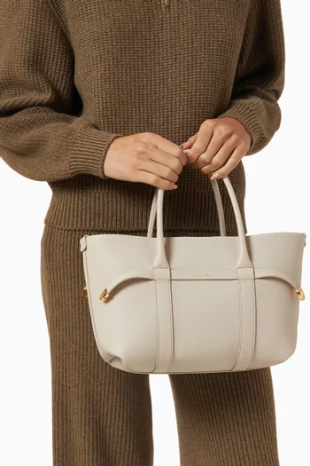 Small Ghiera Shopper Tote Bag in Leather