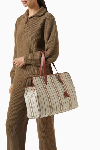 Laguna Shopper Bag in Linen