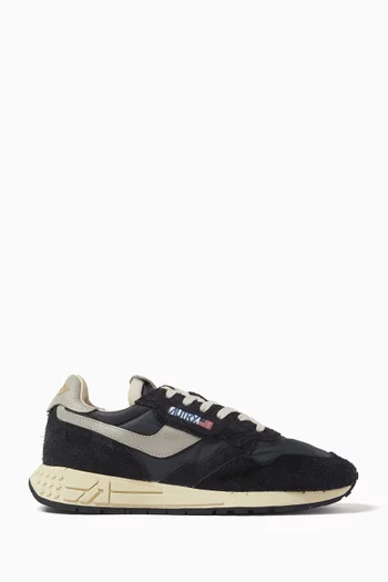 Reelwind Low-top Sneakers in Nylon & Suede