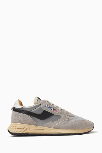 Reelwind Low-top Sneakers in Suede & Nylon