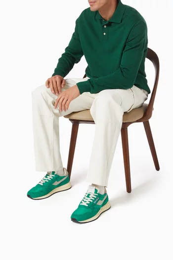Reelwind Low-top Sneakers in Suede & Nylon