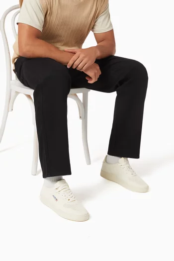Easeknit Low-top Sneakers in Mesh & Leather