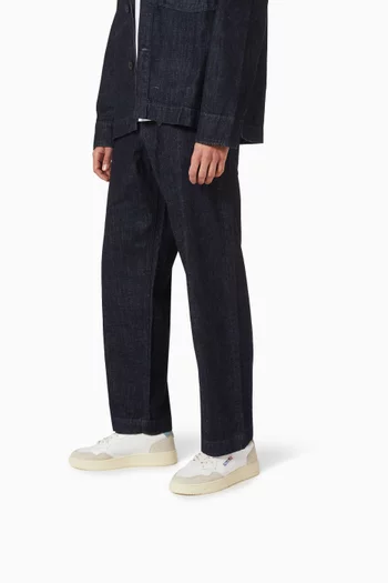 Medalist Low-top Sneakers in Leather & Suede