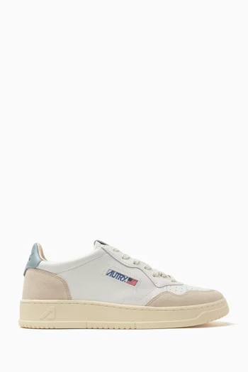 Medalist Low-top Sneakers in Leather & Suede