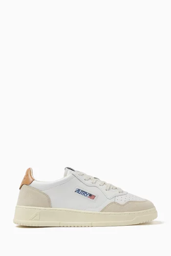 Medalist Low-top Sneakers in Leather & Suede